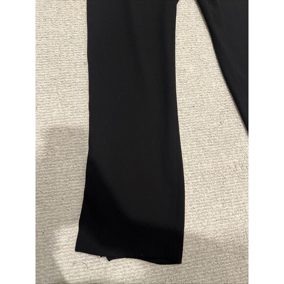 H&M Womens Black Wide Leg Flared Dress Pants Size 8 Work - Picture 3 of 6